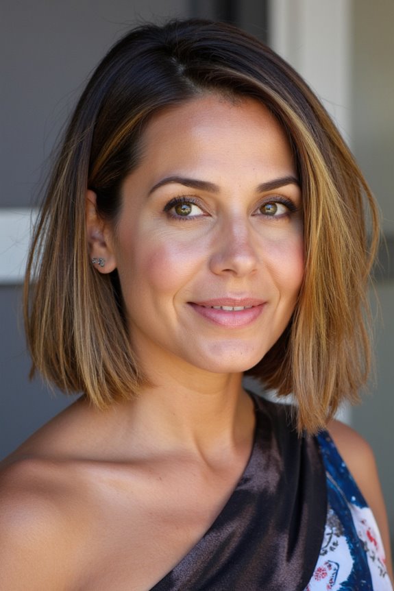 15+ Trendy Short Hairstyles Women Over 30 Are Loving in 2025 48 angled bob with layers