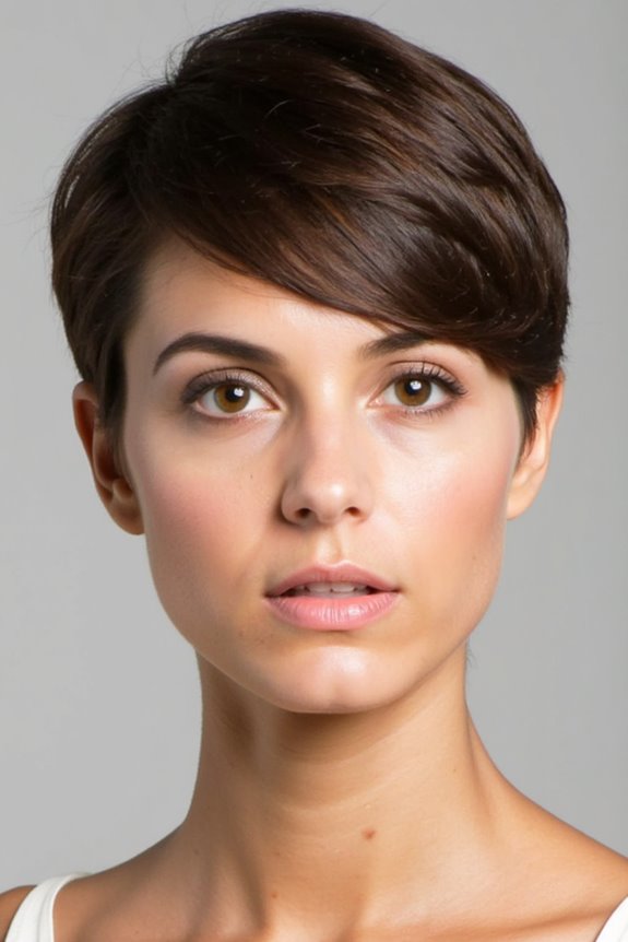 29+ Most Flattering Pixie Cuts for Oval Face Shapes in 2025 80 angular fringe pixie haircut