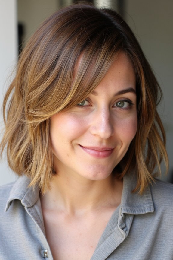 25+ Short, Light Brown Hair Ideas to Inspire Your Next Cut & Color for 2025 30 ash blonde lowlights elegance