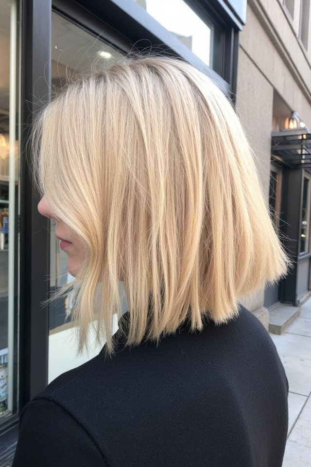 50+ Trendiest Short Blonde Bob Ideas Right Now 2025 12 asymmetrical blonde bob styling