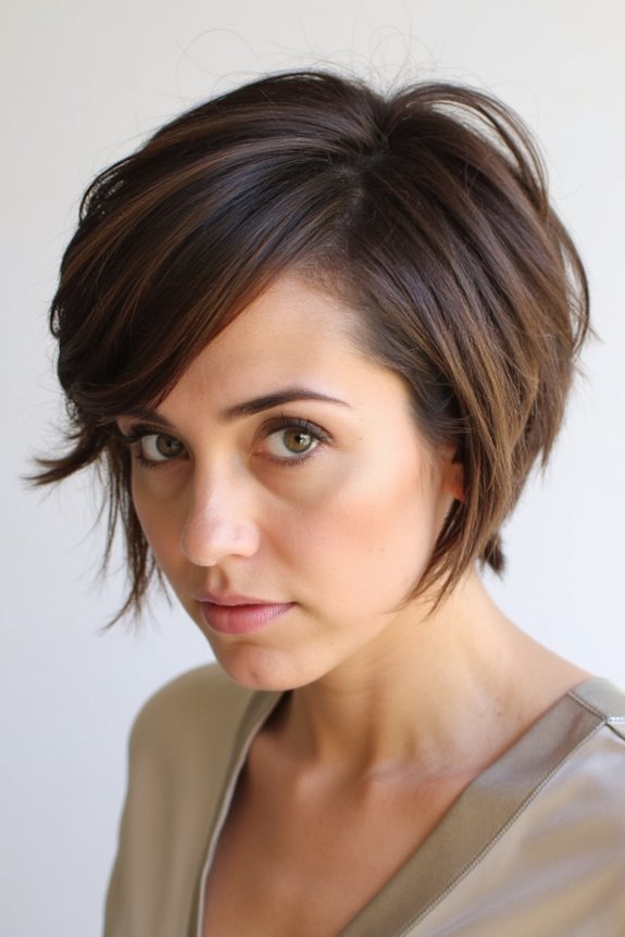 50+ Modern Short Choppy Haircuts Women Are Getting in 2025 6 asymmetrical choppy bob styling