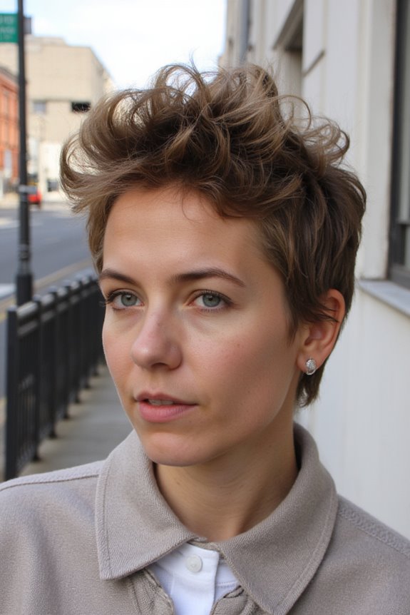 Short Fluffy Hair: 30+ Ways to Pull Off This Cute Hair Trend in 2025 22 asymmetrical fluffy hair statement