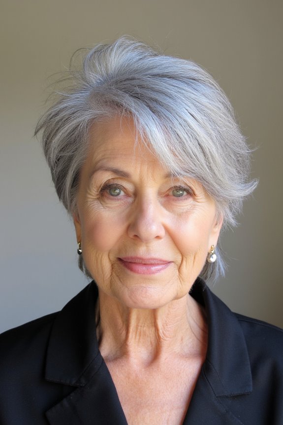 20+ Fabulous Short Shaggy Haircuts for Women Over 70 in 2025 21 asymmetrical layered short haircut