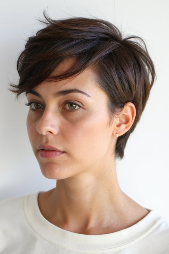 25+ Greatest Long Pixie Cuts for Thin Hair to Look Voluminous in 2025 18 asymmetrical long pixie cut
