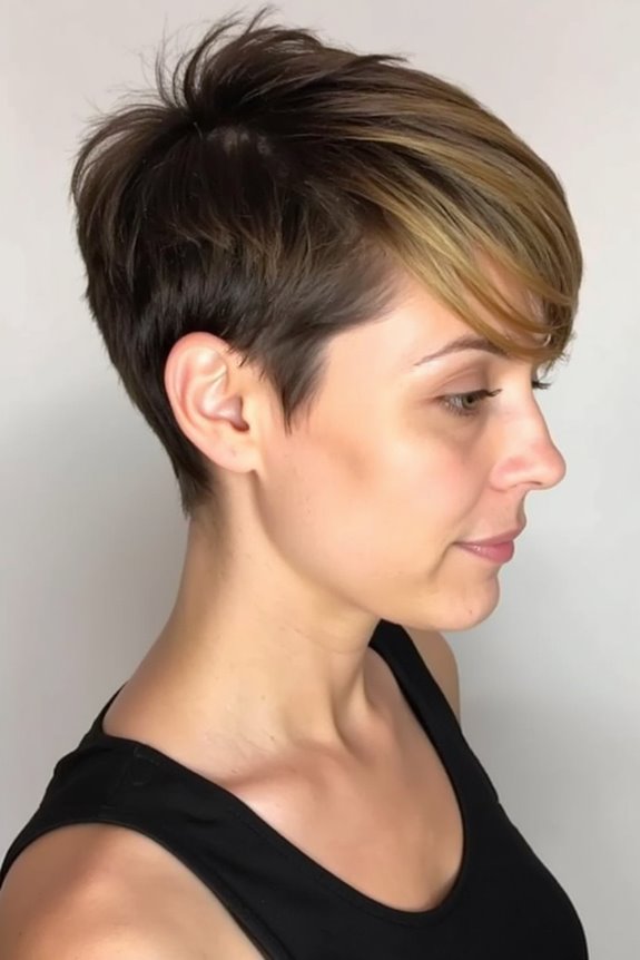 35+ Asymmetrical Pixie Cut Ideas That Make a Statement for 2025 86 asymmetrical ombr pixie style