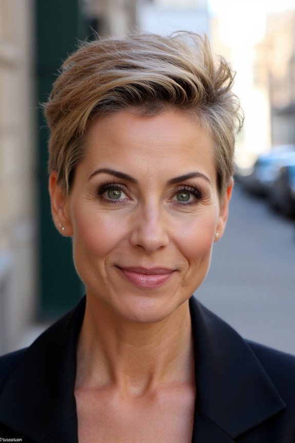 43+ Trendiest Pixie Haircuts for Women Over 50 in 2025 20 asymmetrical pixie cut elegance