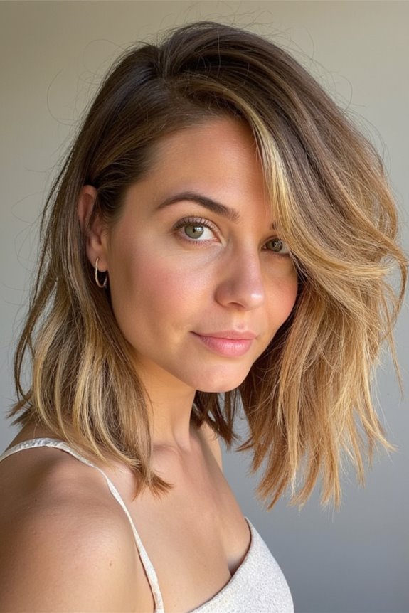 20+ Softly Sculpted Cove Haircuts to Try in 2025 20 asymmetrical soft layered bob