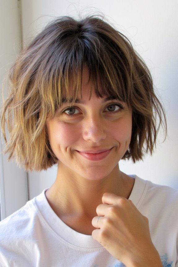 37+ Best Ways to Wear Curtain Bangs With Short Hair in 2025 72 beach waves short bangs