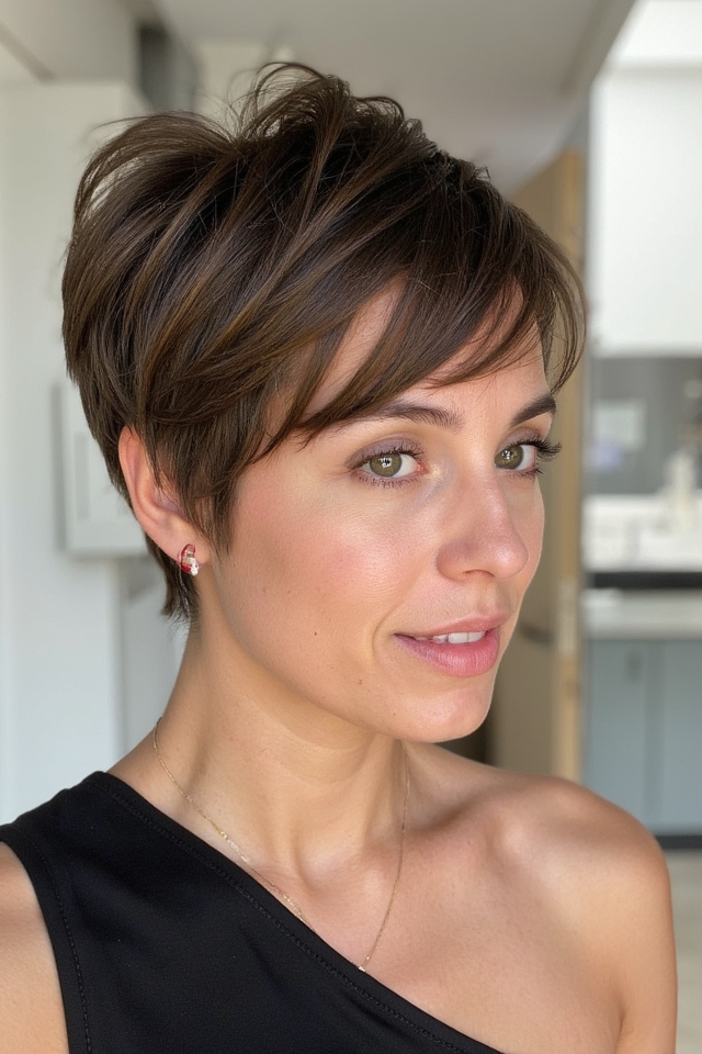 50+ Bixie Haircut Examples Trending Right Now 20 bixie with curtain bangs