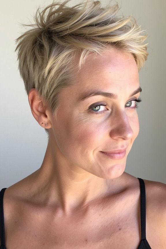 50+ Types of Choppy Pixie Cuts Women Are Asking for This Year 2025 40 blonde choppy pixie transformation