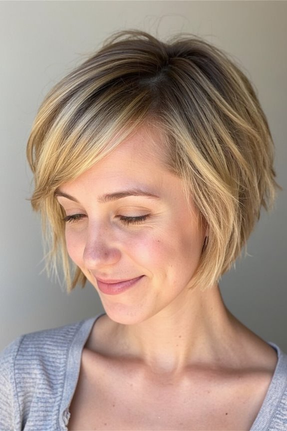 46+ Cute Short Haircuts for Short Hair Trending in 2025 135 blonde highlights for short hair