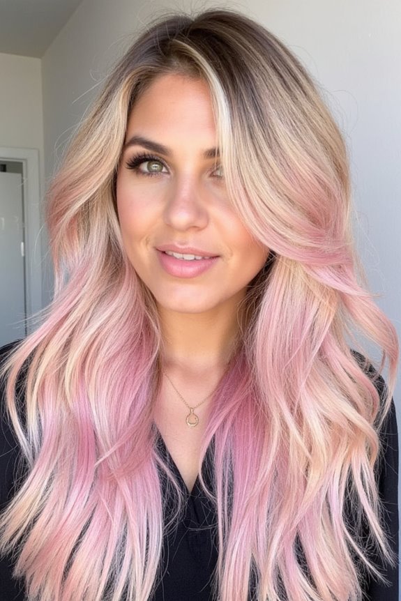 Top 40+ Short, Ombre Hair Color Ideas Trending Now in 2025 147 blonde pink ombre hairstyle