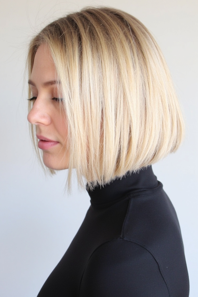 50+ Trendiest Short Blonde Bob Ideas Right Now 2025 43 blunt bob with undercut