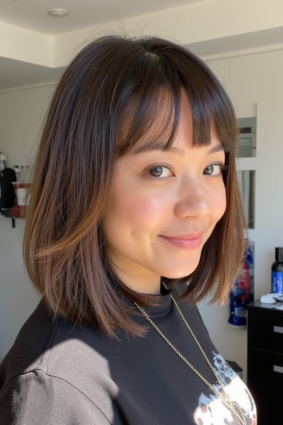 29+ Super-Cute Jaw-Length Haircut Ideas Taking Over Salons in 2025 78 blunt jaw length textured haircut