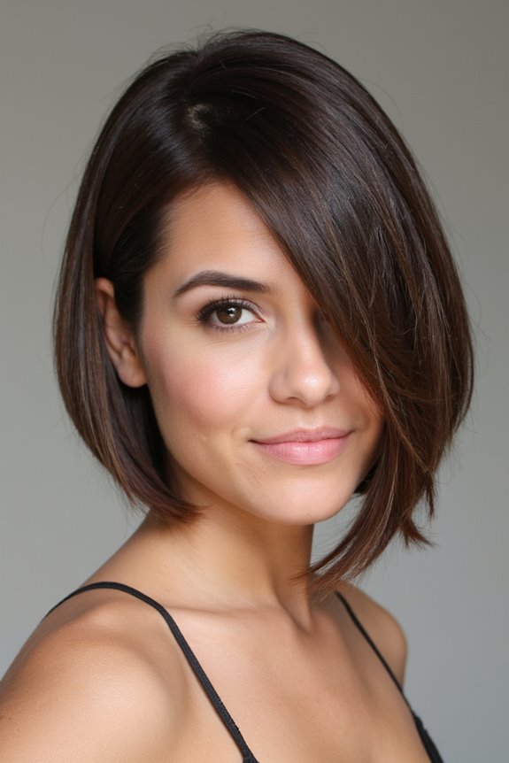 31+ Italian Bob Haircut Examples to See If Trying This New Trend in 2025 18 bold asymmetrical bob elegance