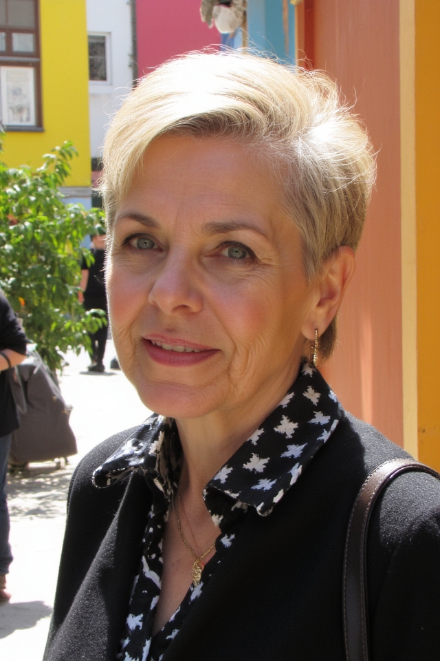 21+ Short Choppy Haircuts Women in Their 70s Can Pull-Off 2025 10 bold asymmetrical crop hairstyle