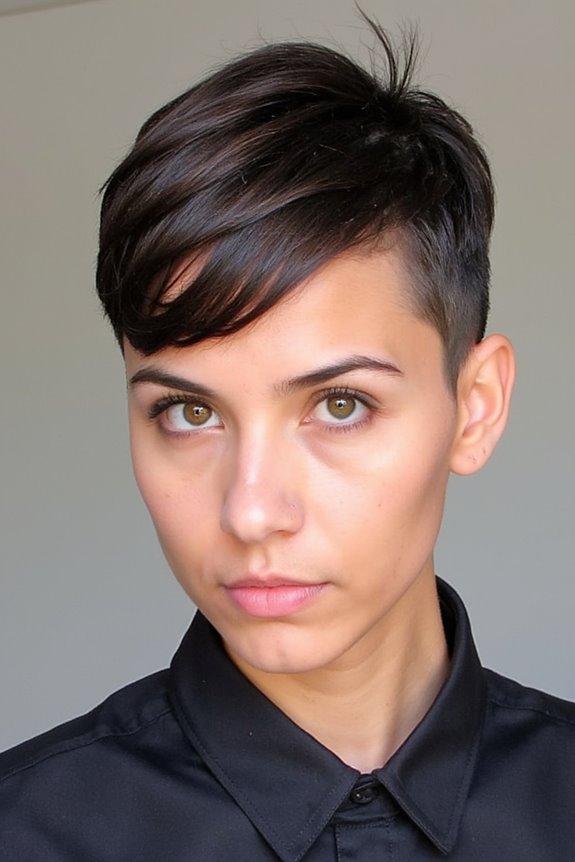 The 'Elf Crop' Haircut Is Trending and You Have to See These 25+ Examples in 2025 7 bold asymmetrical elf crop