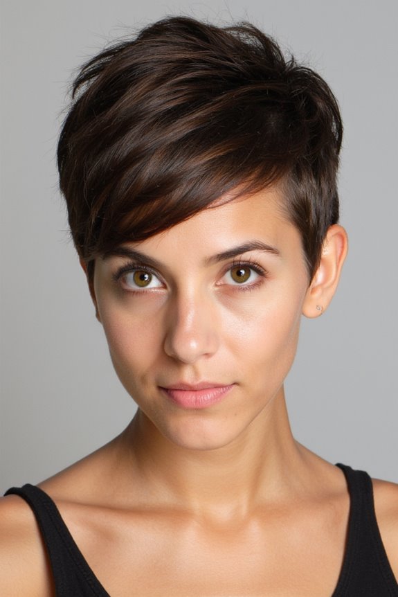 35+ Asymmetrical Pixie Cut Ideas That Make a Statement for 2025 68 bold asymmetrical pixie cut