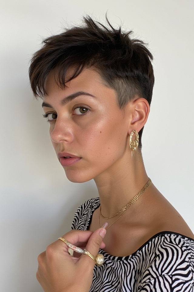 50+ Bixie Haircut Examples Trending Right Now 29 bold back ultra short bixie