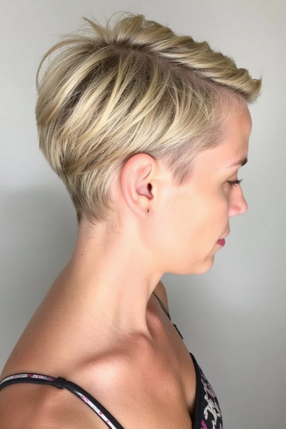 25+ Undercut Pixie Bob Haircuts To Consider for a Short & Easy Cut to Style in 2025 16 bold blonde pixie bob