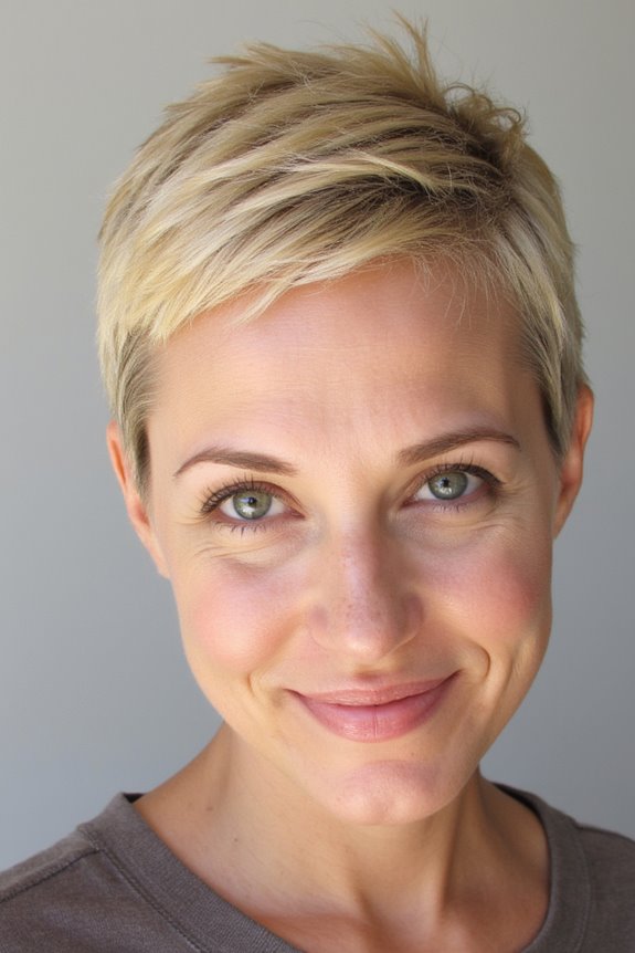 34+ Edgy Pixie Cuts for Women of All Ages and Hair Textures in 2025 15 bold blonde pixie contrast