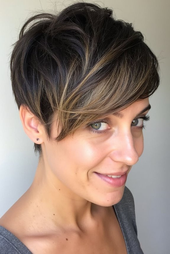 36+ Cutest Ways to Get a Pixie Cut With Highlights for a Dimensional Crop in 2025 97 bold blonde tips contrast