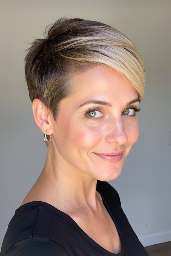 Top 40+ Short, Ombre Hair Color Ideas Trending Now in 2025 91 bold brown to platinum ombre