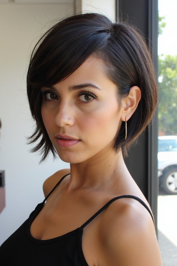 Top 22+ Short Inverted Bob Haircuts Trending in 2025 29 bold chic low maintenance hairstyle