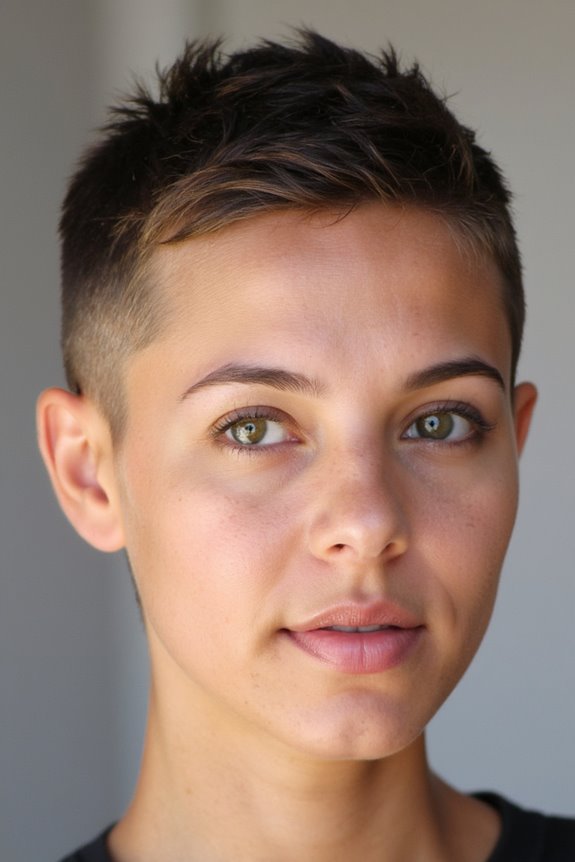 15+ Cutest Shaved Pixie Cuts for a Bold Look in 2025 2 bold classic shaved pixie