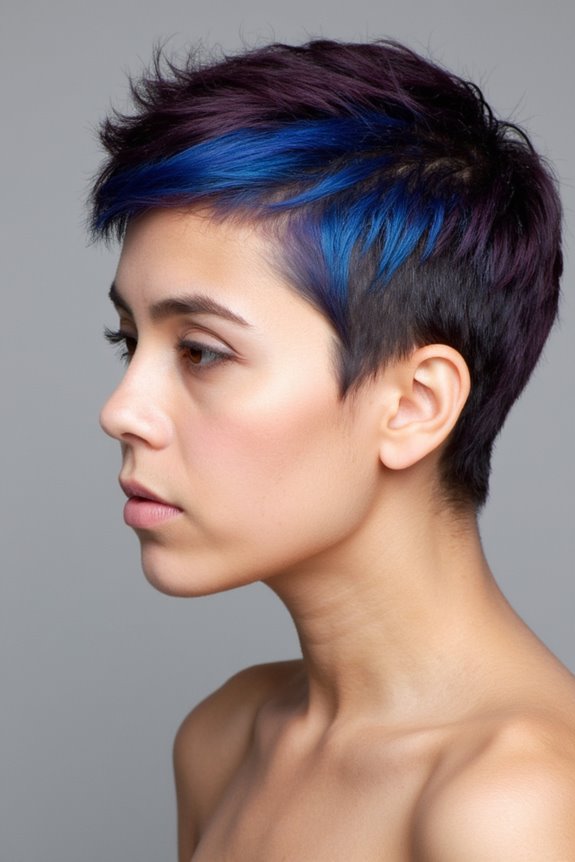 The 50+ Best Pixie Cuts for Thick Hair to Be More Manageable in 2025 84 bold color accents pixie