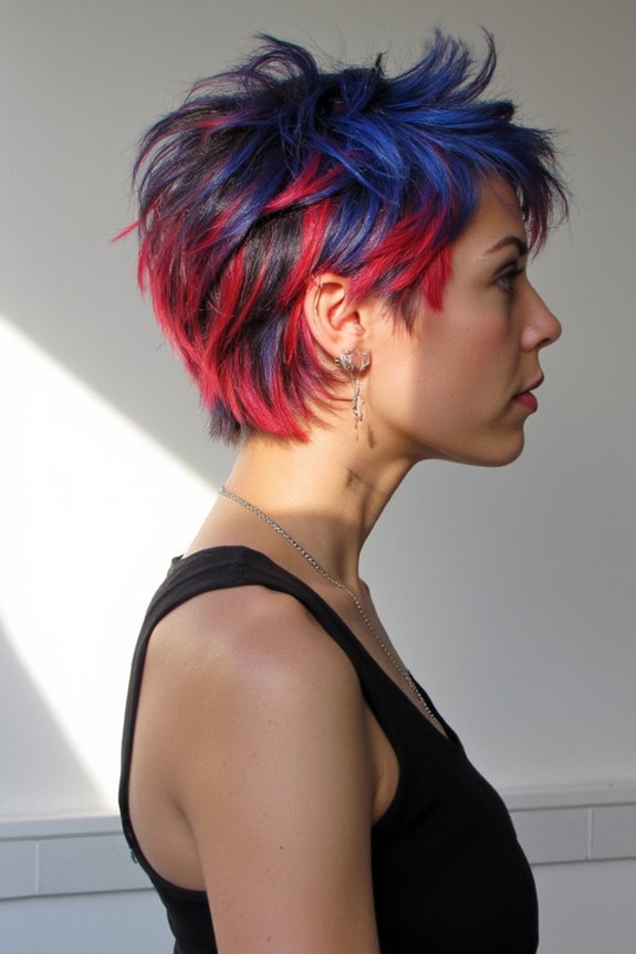 50+ Modern Short Choppy Haircuts Women Are Getting in 2025 57 bold color edgy style