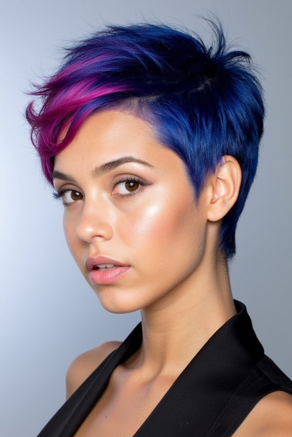 25+ Trendiest Pixie Mullet Ideas Taking in 2025 23 bold colorful pixie mullet