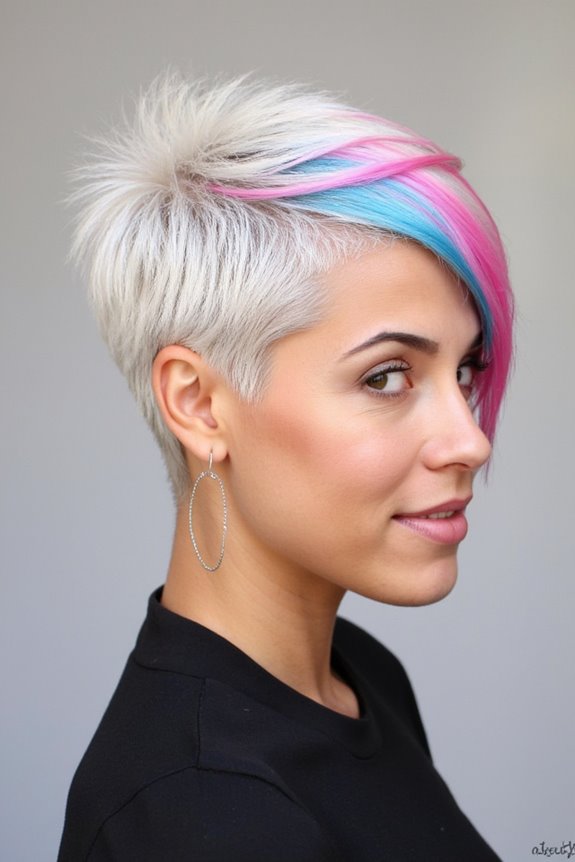 25+ Undercut Pixie Bob Haircuts To Consider for a Short & Easy Cut to Style in 2025 27 bold colorful undercut pixie