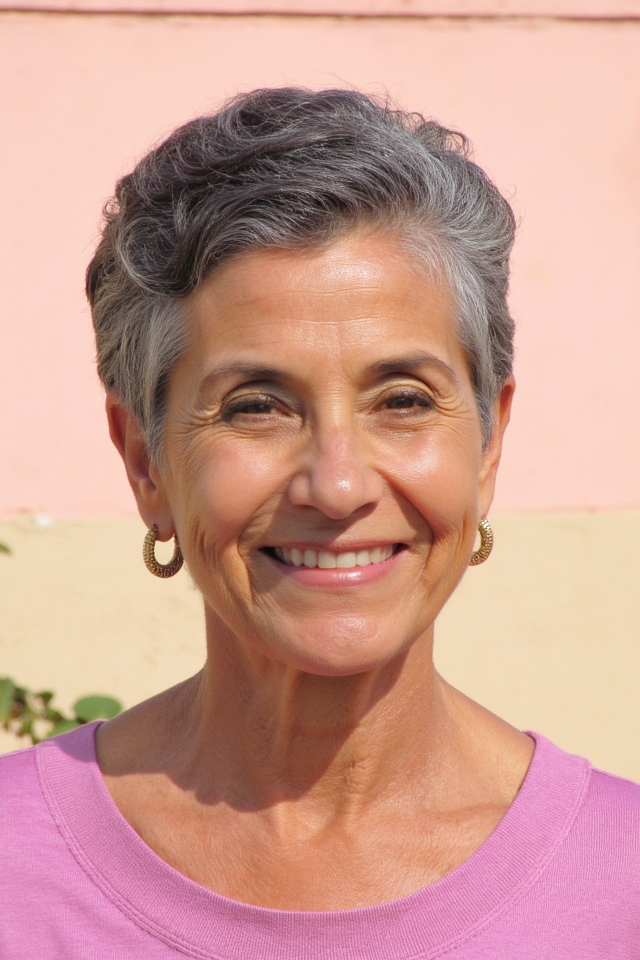 50+ Fabulous Short Haircuts Women Over 60 Are Getting in 2025 65 bold curly asymmetrical crop