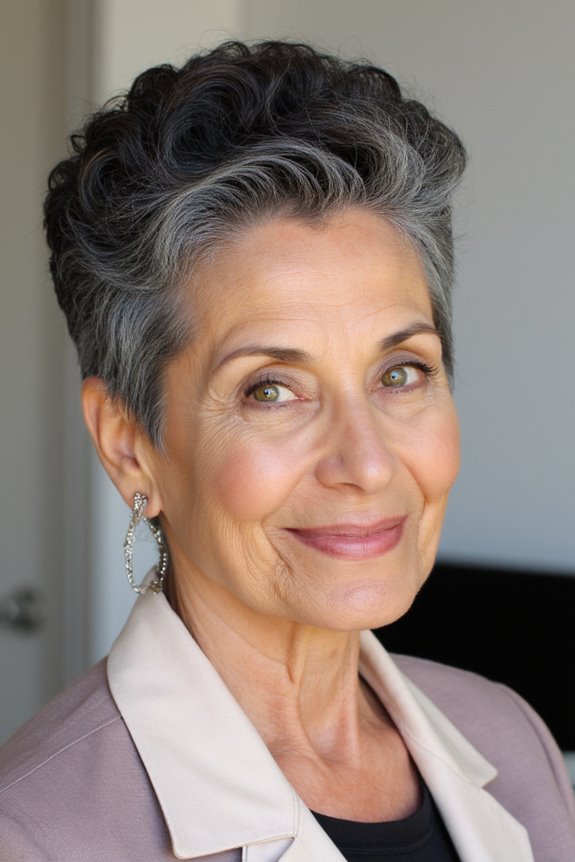 31+ Stylish Short, Curly Hairstyles for Older Women in 2025 58 bold curly mohawk style