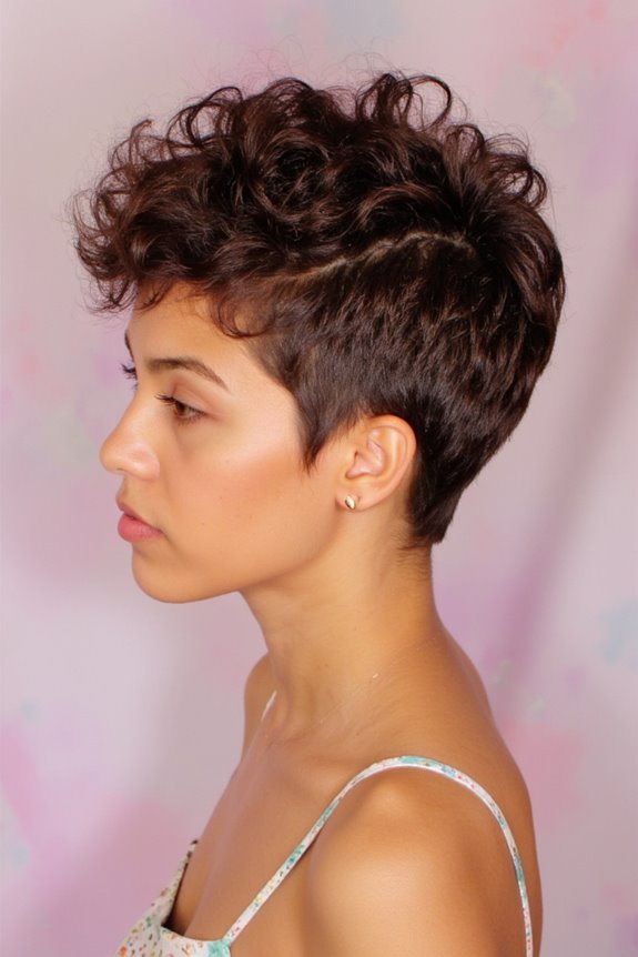 35+ Cutest Curly Pixie Cut Ideas & How to Choose A Flattering One 49 bold curly pixie cut