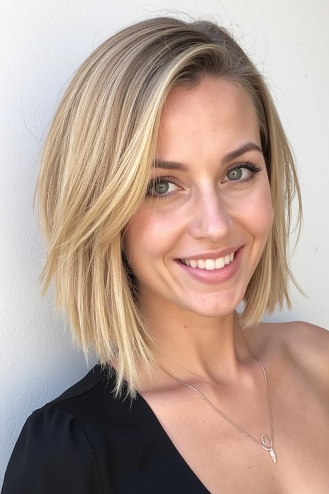 50+ Trendiest Short Blonde Bob Ideas Right Now 2025 73 bold deep side part
