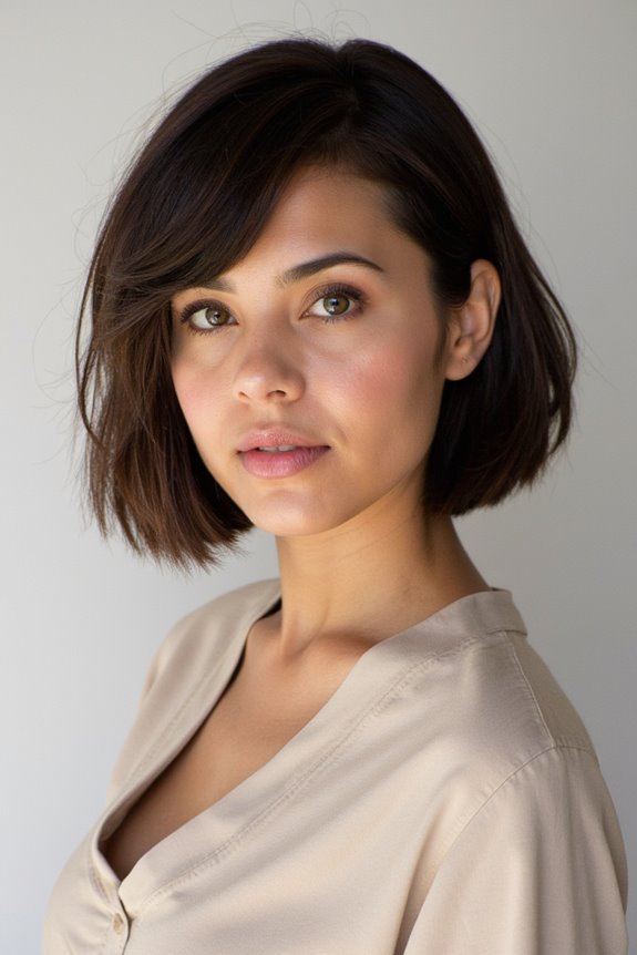 47+ Trendy Short Bob Haircuts & Hairstyles Women Are Getting in 2025 14 bold edgy face framing hairstyle