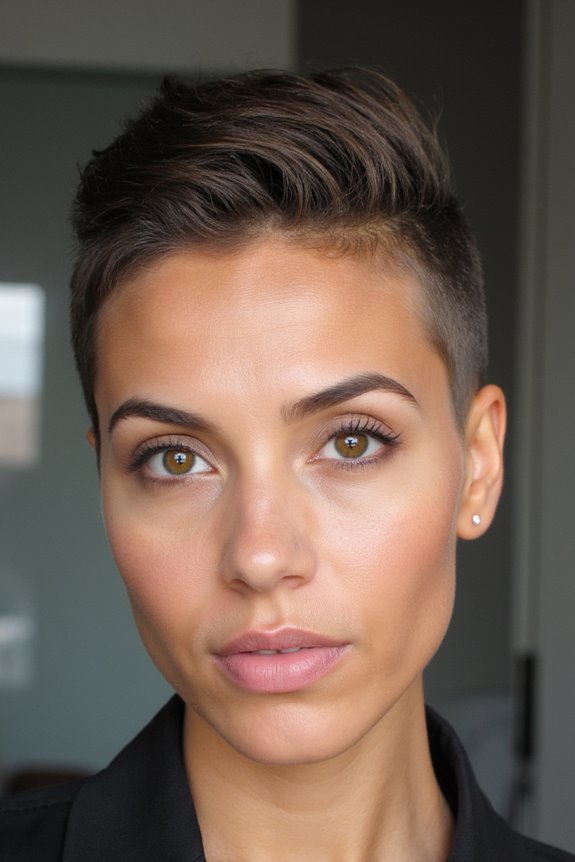 27+ Very Short Haircuts for Women Who Need a Big Makeover in 2025 37 bold edgy hair contrast