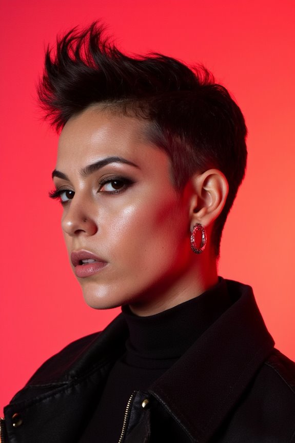 35+ Edgy Short Haircuts for Women Wanting a Bold, New Style in 2025 13 bold edgy low maintenance hairstyle