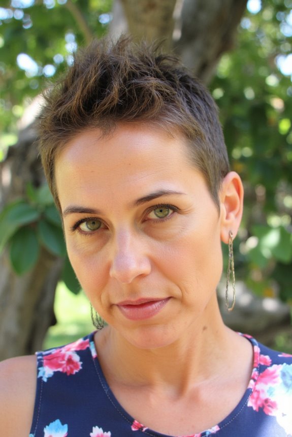 43+ Trendiest Pixie Haircuts for Women Over 50 in 2025 35 bold edgy pixie cut