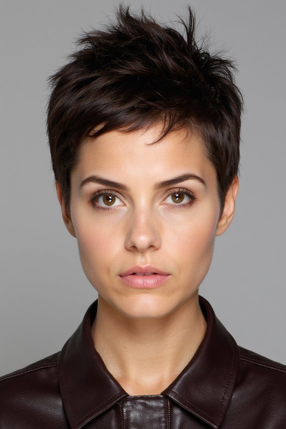 47+ Textured Pixie Cut Ideas for a Messy, Modern Look in 2025 27 bold edgy pixie hairstyle