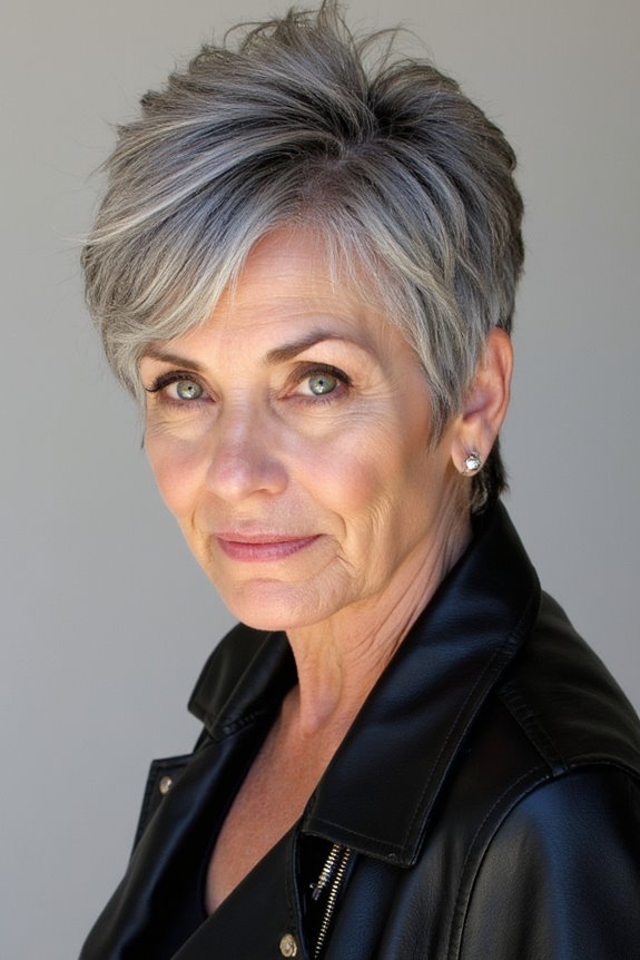 25+ Incredible "Short" Shag Haircuts for Older Women in 2025 65 bold edgy textured haircut