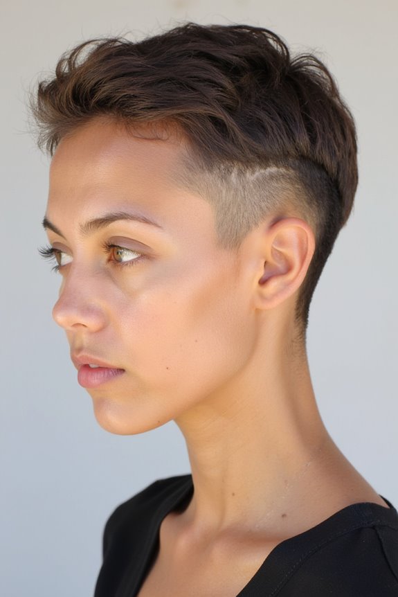 46+ Cute Short Haircuts for Short Hair Trending in 2025 29 bold edgy undercut pixie
