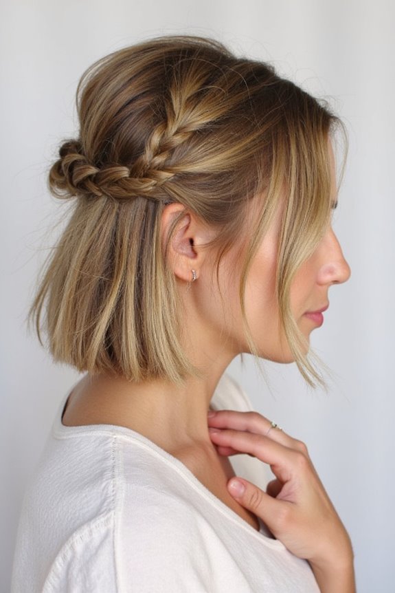 34+ Cutest Braids for Short Hair in 2025 43 bold effortless short hairstyle