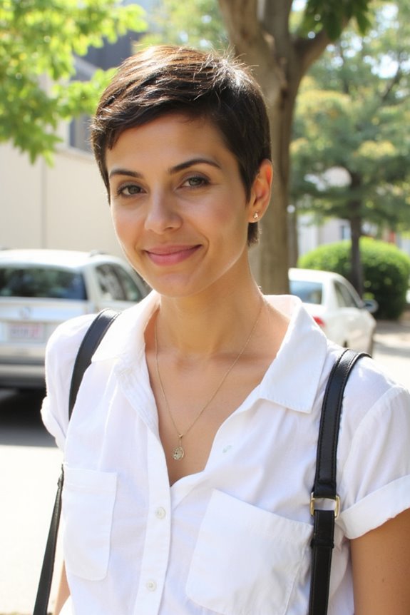 34+ Low-Maintenance Pixie Cuts That Are Still Super Cute in 2025 2 bold low maintenance pixie style