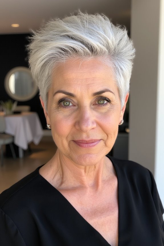 20+ Stunning Short Haircuts for Women Over 50 With Thick Hair in 2025 12 bold modern asymmetrical hairstyle
