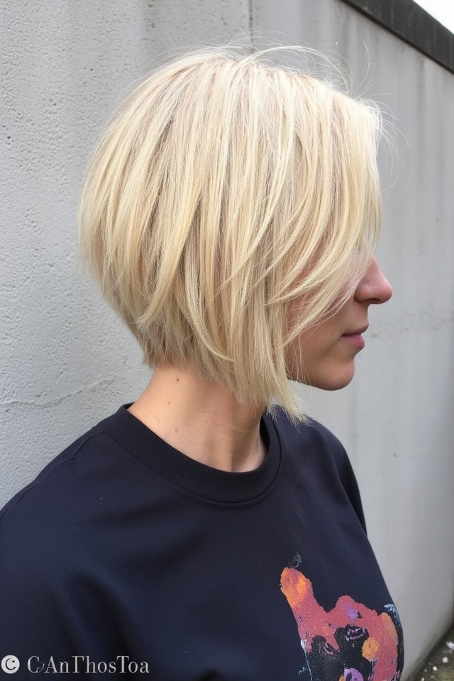50+ Trendiest Short Blonde Bob Ideas Right Now 2025 143 bold modern blonde bob