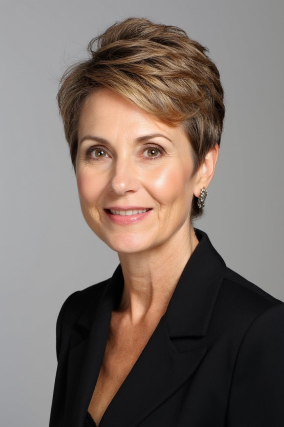 15+ Stylish Wedge Haircuts for Women Over 50 in 2025 4 bold modern textured pixie