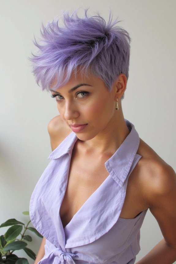 Shaggy Pixie Mullets Are Hot Right Now - Here Are 29+ Great Examples in 2025 45 bold pastel shaggy mullet
